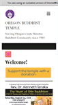 Mobile Screenshot of oregonbuddhisttemple.com